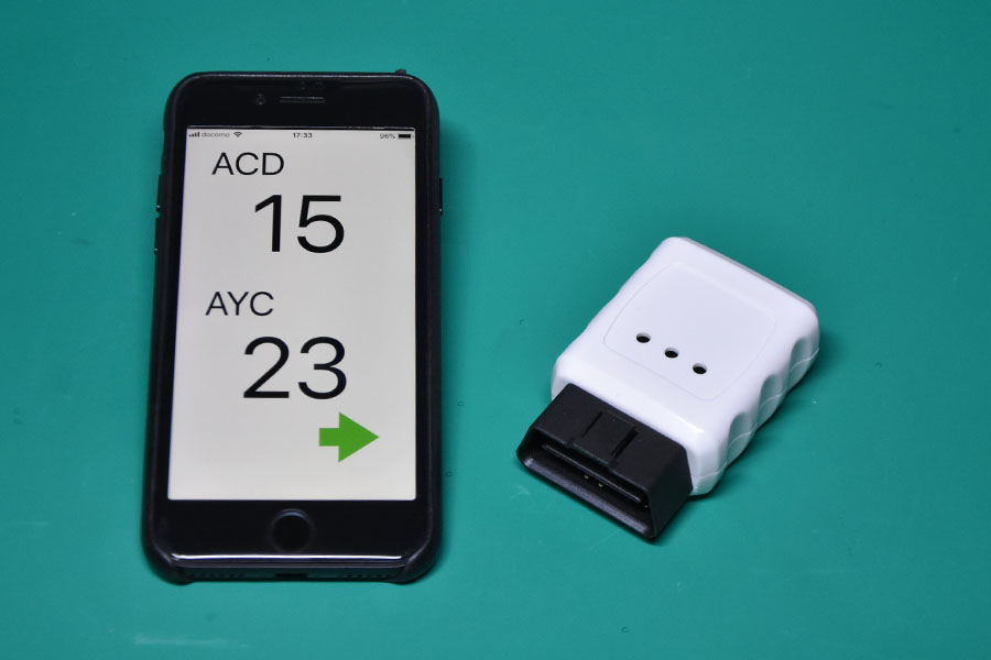 Obd2 Bluetooth変換装置でエボ10 Acd Ayc 値表示 ココアシステムズ